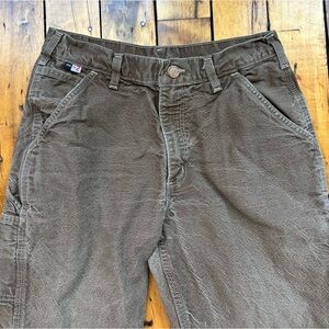 Carhartt Men’s 30x30* FR Carpenter Pants Heavyweight Canvas Fire Resistant Work